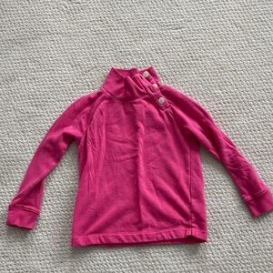Crewcuts Pink Side Button Girls Sweater Sz 6-7